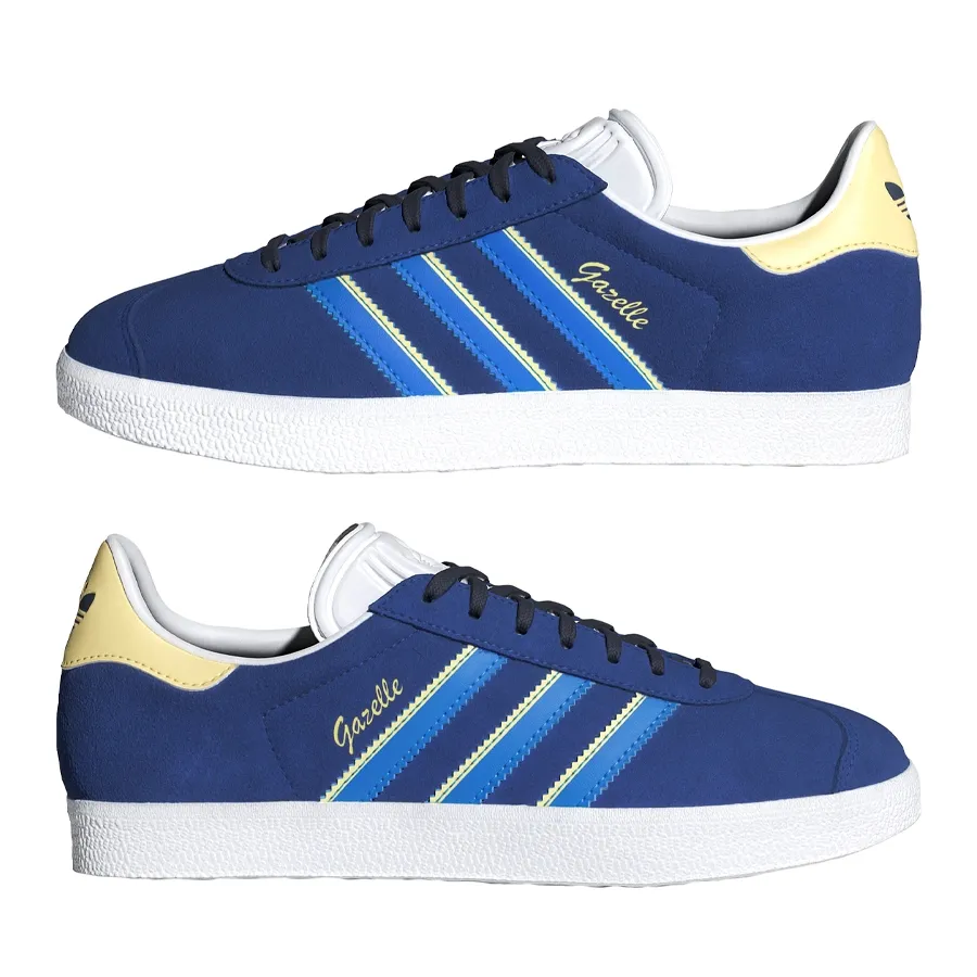 Imagen 8 de 9 de Zapatillas adidas originals Gazelle-AZUL/AZUL FRANCIA/AMARILLO