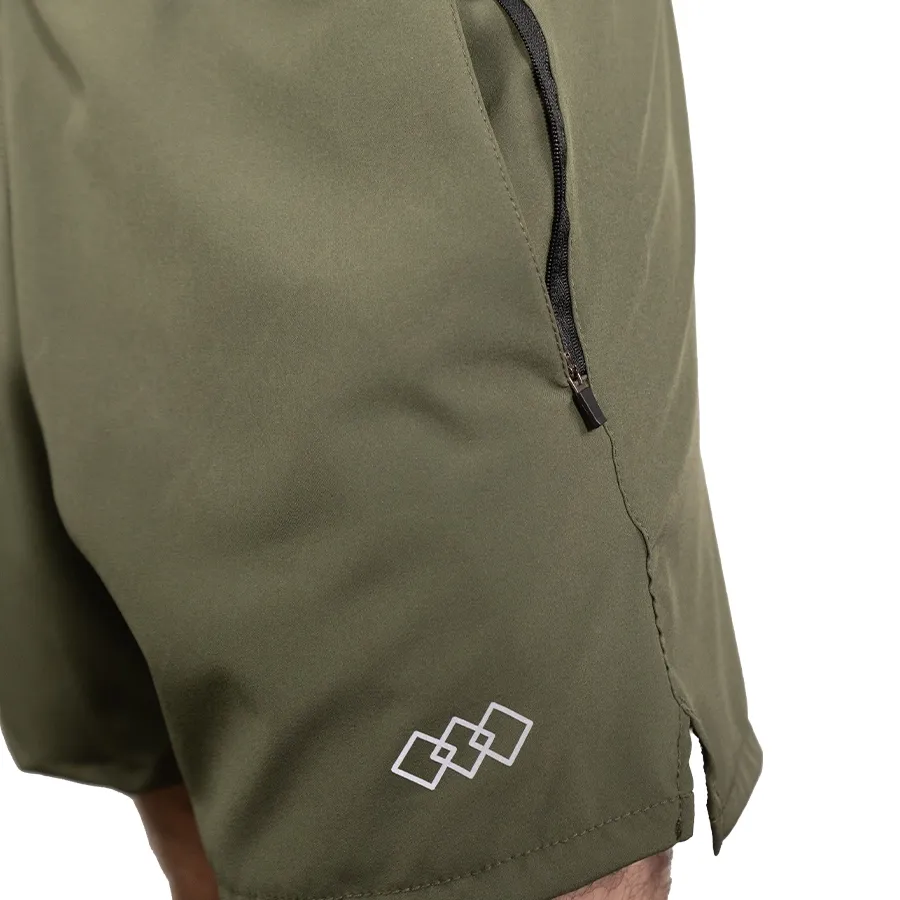 Imagen 3 de 5 de Shorts Kamp Con Cierre-VERDE