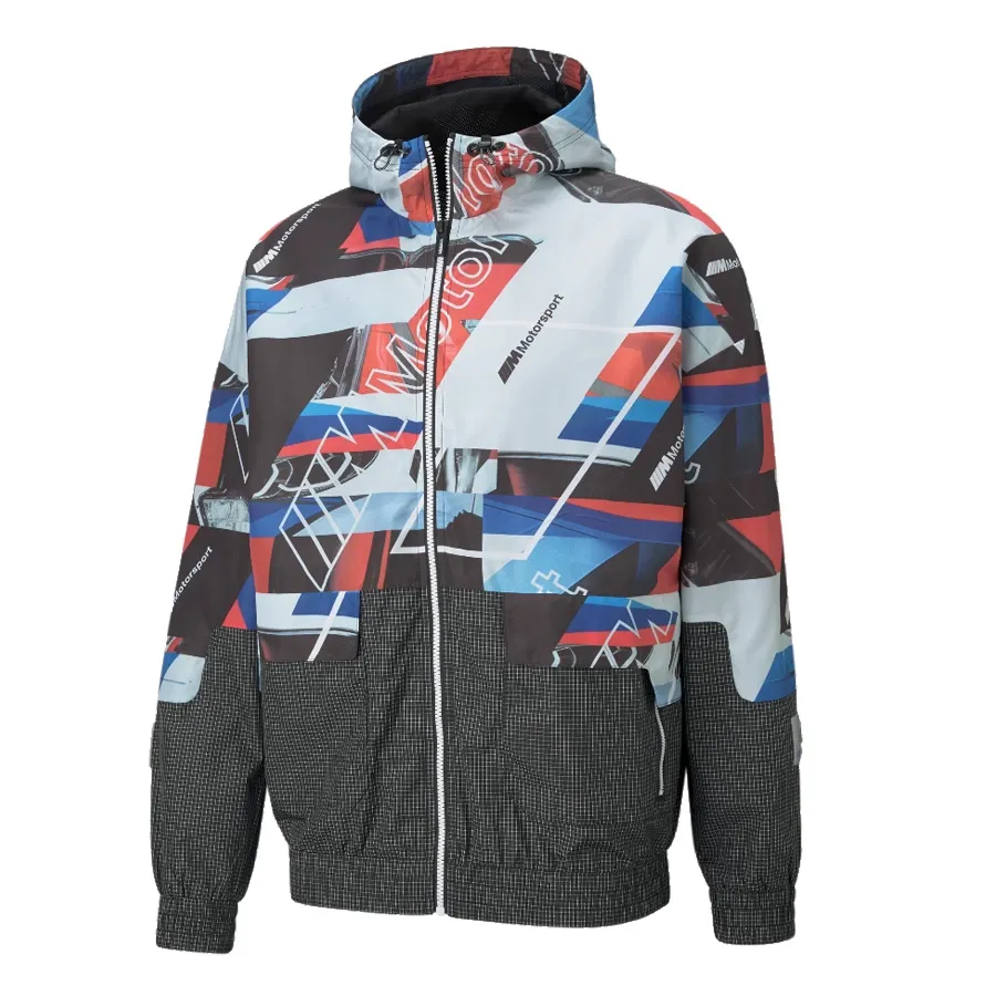 Imagen 0 de 4 de Campera Puma Street BMW M Motorsport-NEGRO/BLANCO/ROJO