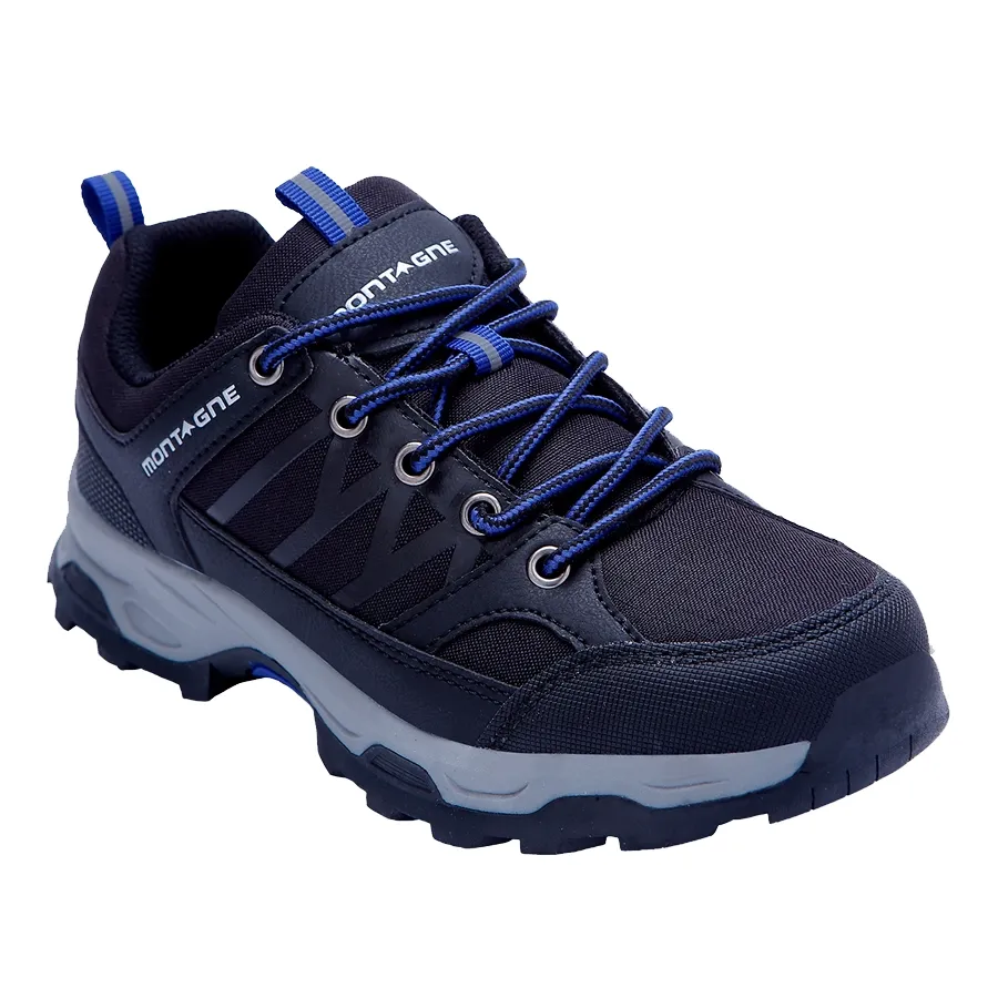Imagen 2 de 5 de Montagne Zapatilla Kids Terra-NEGRO/GRIS/AZUL