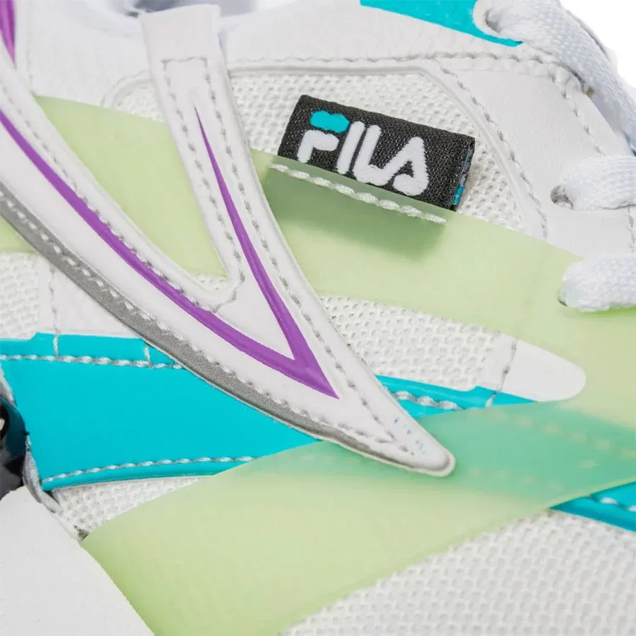 Imagen 6 de 7 de Zapatillas Fila Sandenal Wedge-BLANCO/TURQUESA/LIMA