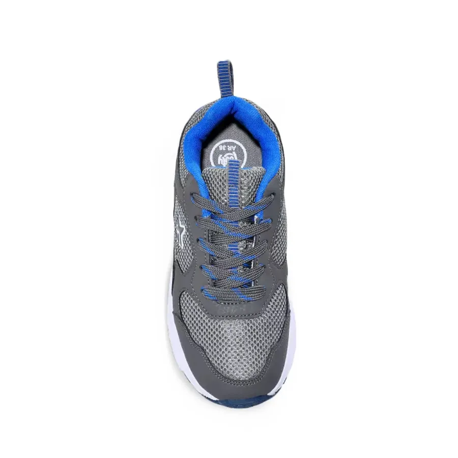 Imagen 3 de 4 de Zapatillas Footy Deportiva Boston-GRIS/NEGRO/AZUL