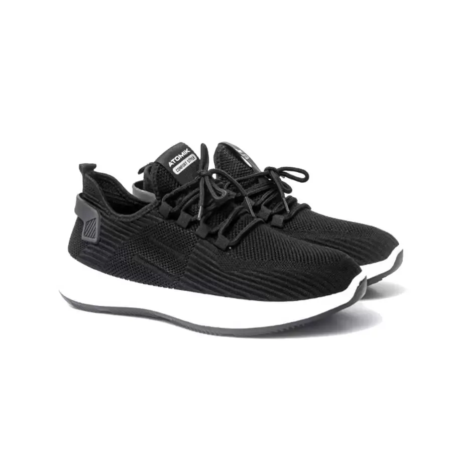 Imagen 0 de 3 de Zapatillas Atomik Deportivo Cordon Cotta Hom-NEGRO/BLANCO