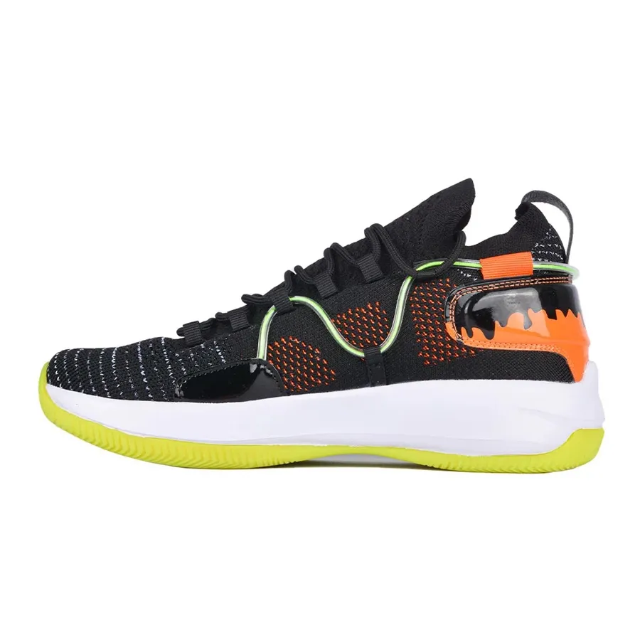 Imagen 2 de 5 de Zapatillas Finder's Jump Ball-NEGRO/NARANJA/AMARILLO FLUOR