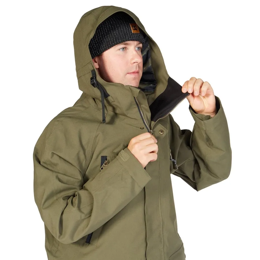 Imagen 4 de 8 de Campera Dc Snow Stealth Parka-VERDE OLIVA