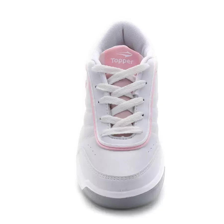Imagen 3 de 5 de Zapatillas Topper Lady Tie Break Iii-BLANCO/ROSA