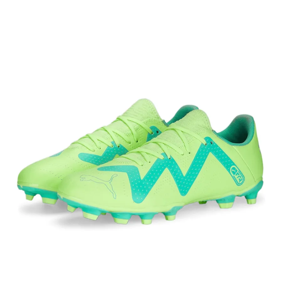 Imagen 2 de 5 de Botines Puma Future Play Fg/Ag-LILA/VERDE AGUA