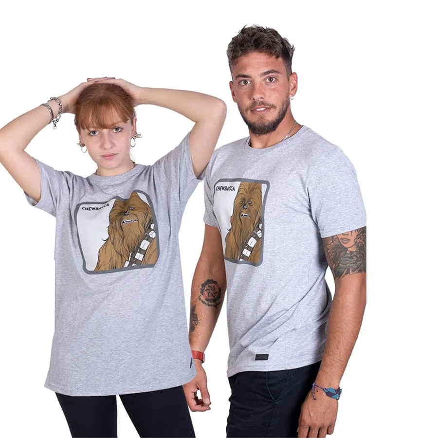 Imagen 0 de 2 de Remera Capslab Sw Chewbacca-GRIS