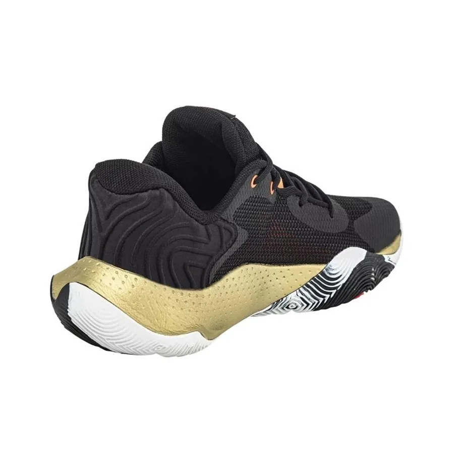 Imagen 3 de 7 de Zapatillas Under Armour Buzzer-NEGRO/ORO/GRAFITO