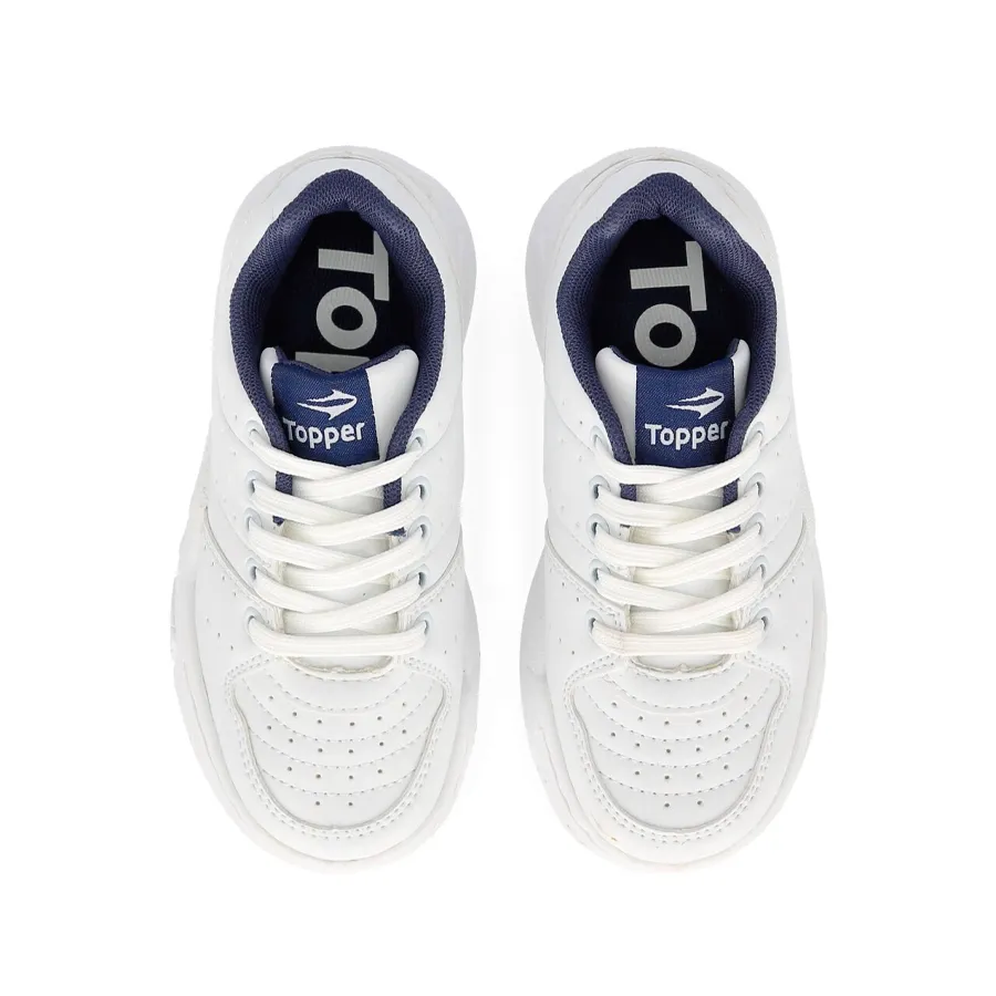 Imagen 3 de 5 de Zapatillas Topper Artic II Kids-BLANCO/MARINO