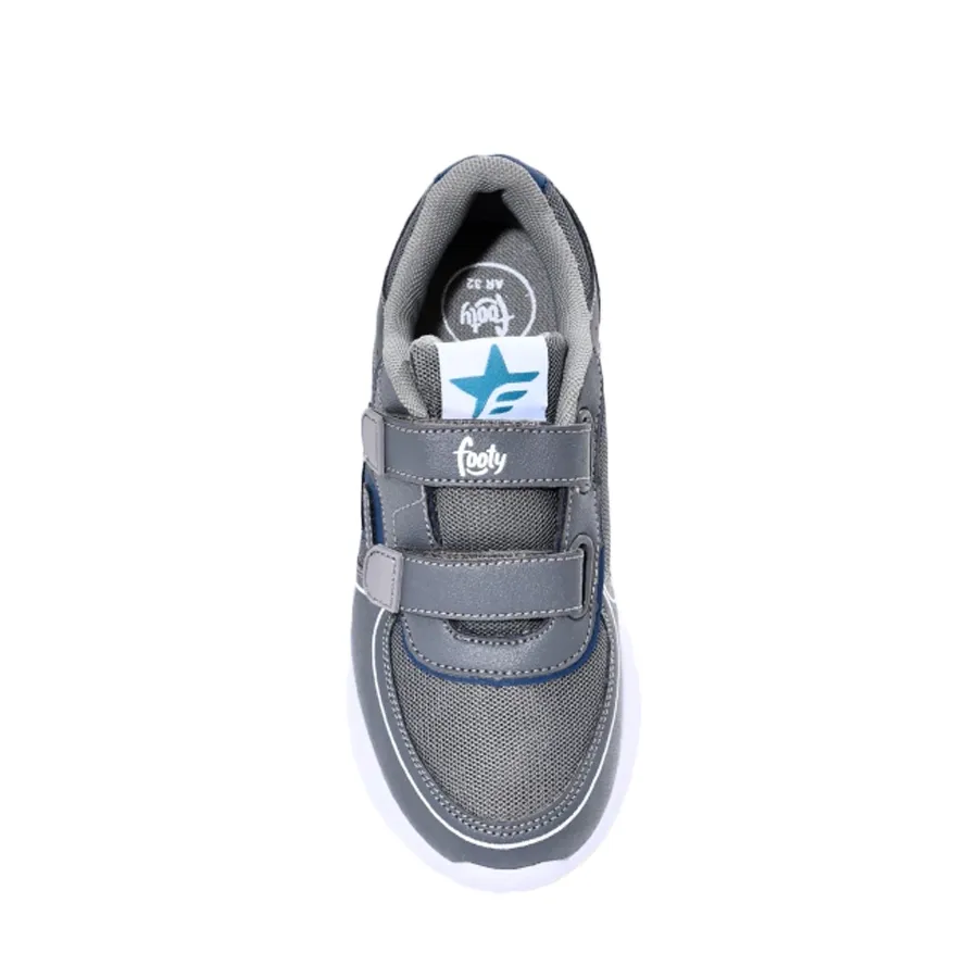 Imagen 5 de 6 de Zapatillas Footy Top-GRIS/AZUL/BLANCO