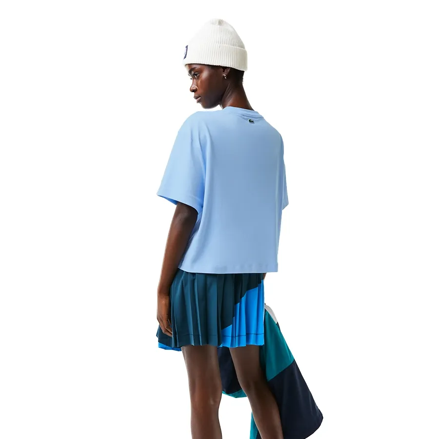 Imagen 2 de 4 de Remera Lacoste Holiday Oversized-CELESTE