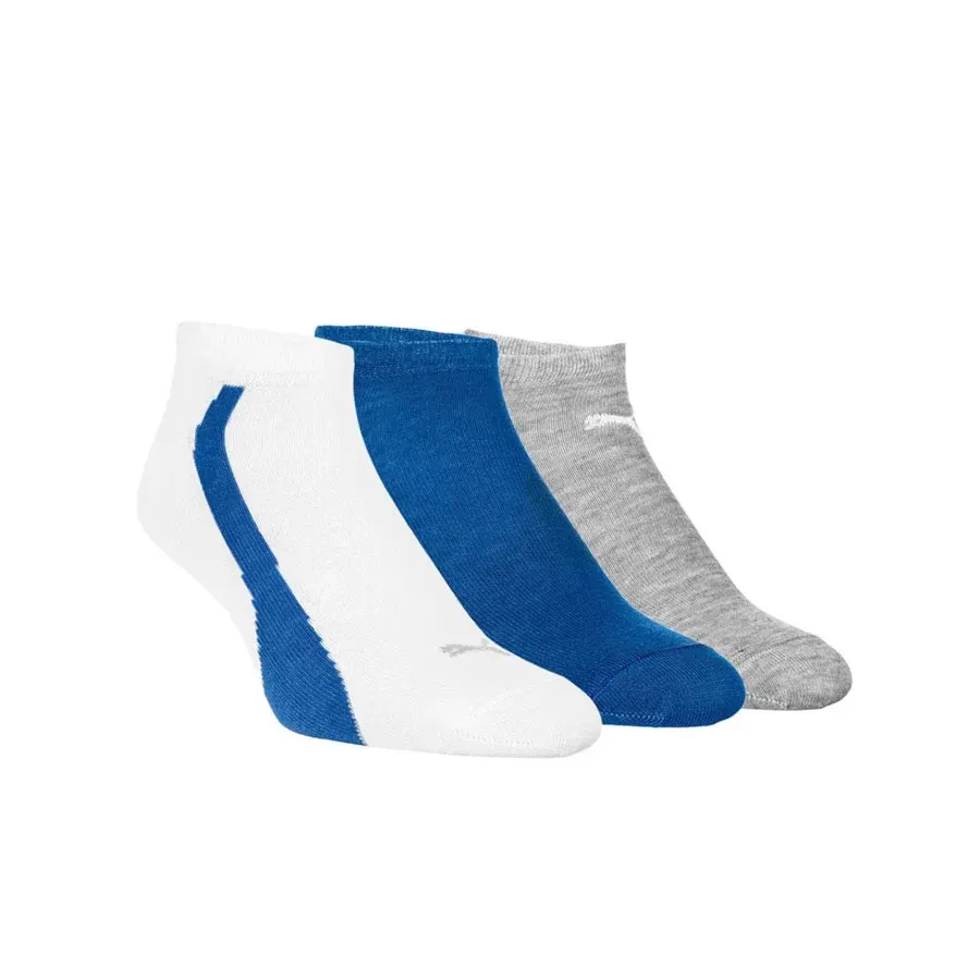 Imagen 0 de 1 de Medias Puma Kids Lifestyle-AZUL/BLANCO/GRIS