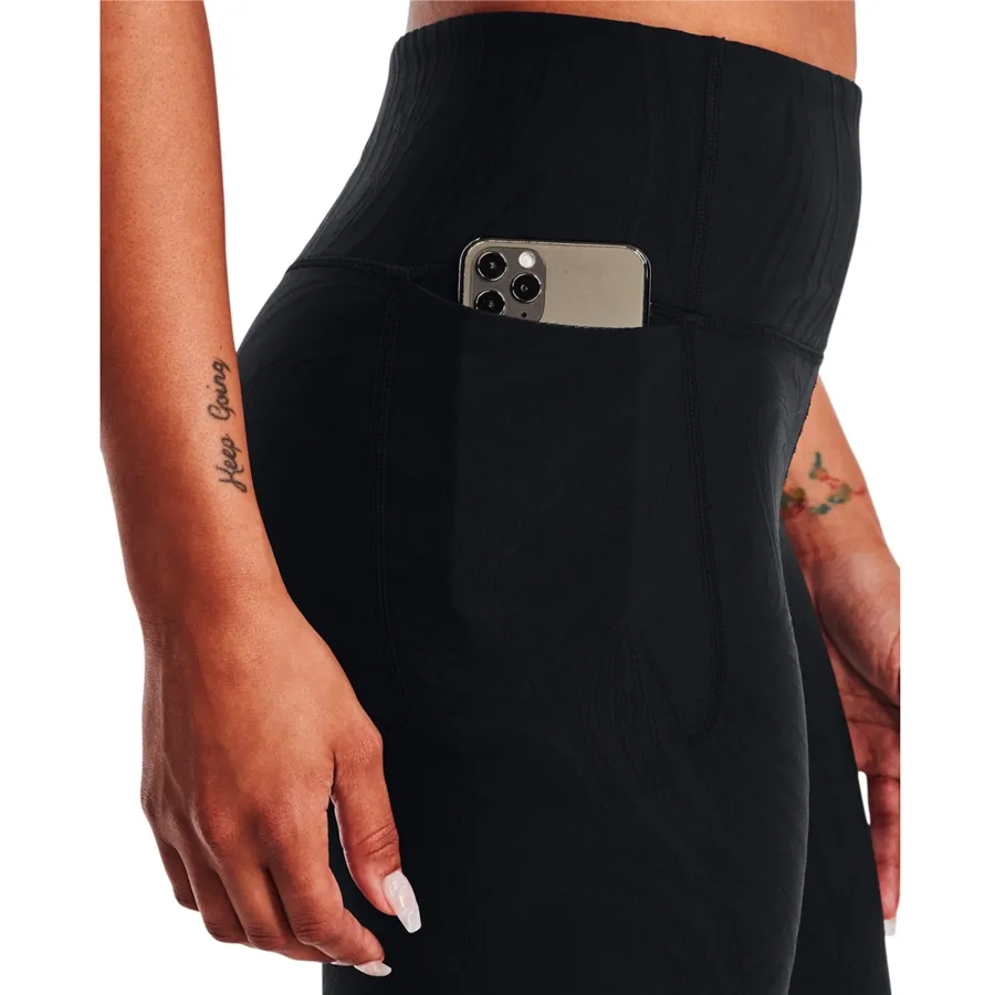 Imagen 2 de 4 de Calza Under Armour Meridian Jacquard Ankle-NEGRO