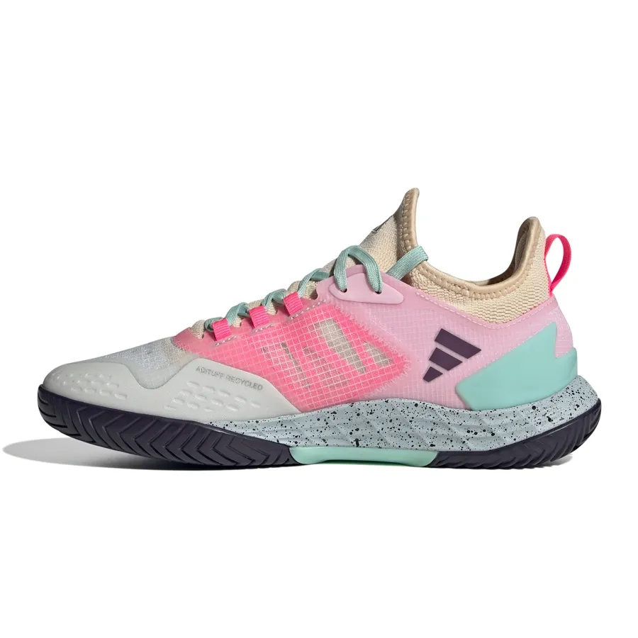 Imagen 3 de 8 de Zapatillas adidas Adizero Ubersonic 4-ROSA/BEIGE/VERDE AGUA