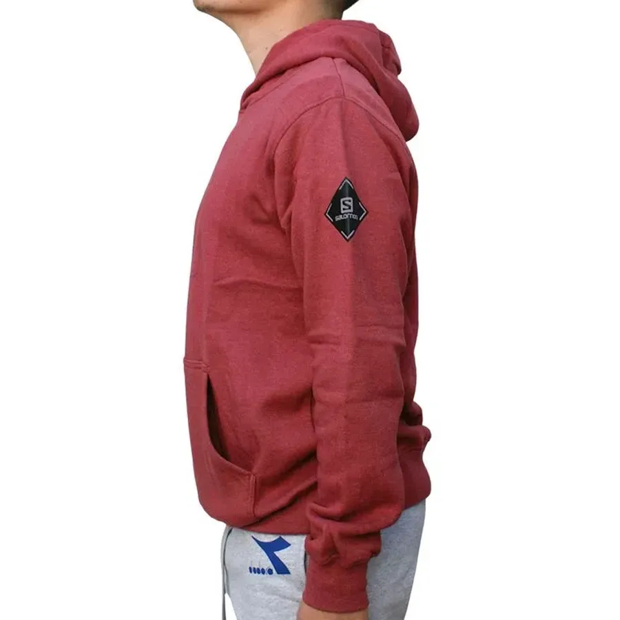 Imagen 2 de 4 de Buzo Salomon Logo Hoodie II-BORDO
