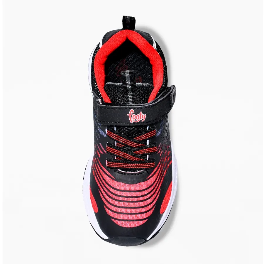 Imagen 2 de 4 de Zapatillas Footy Deportiva Spt London-NEGRO/ROJO/AZUL