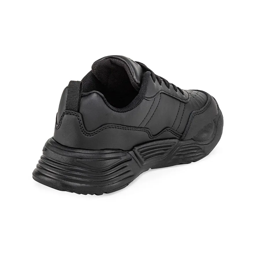 Imagen 3 de 5 de Zapatillas Atomik Casual Cordon Retro C23-NEGRO/NEGRO
