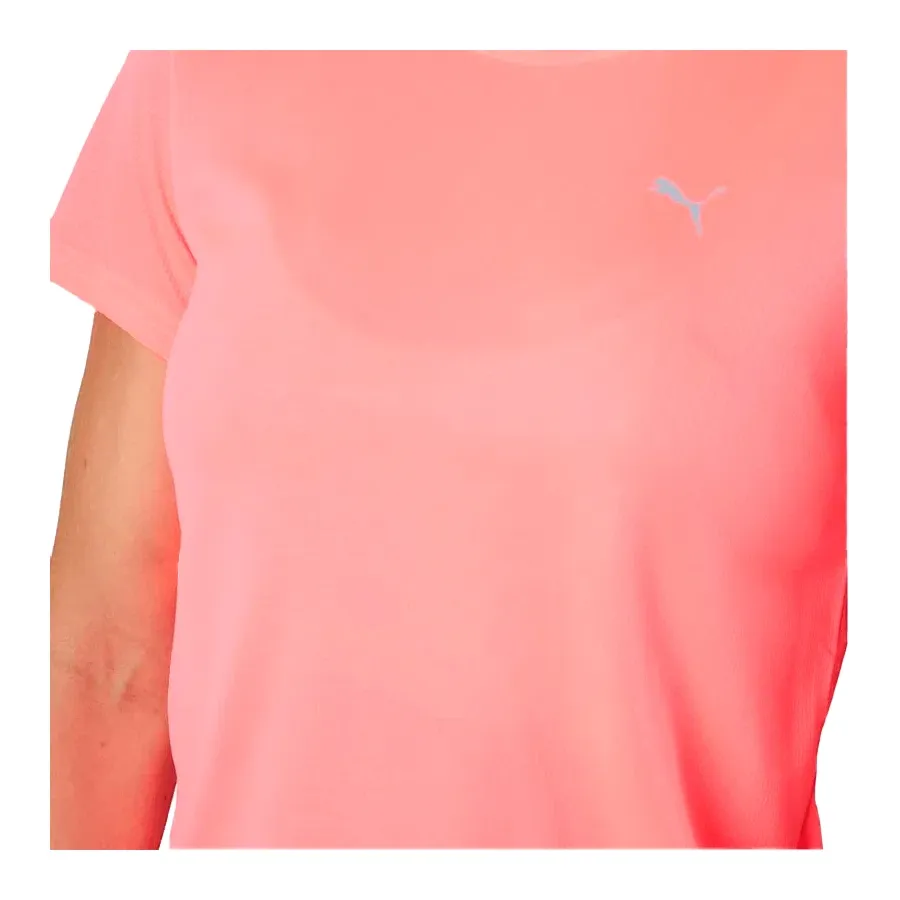 Imagen 3 de 4 de Remera Puma Run Favorite-ROSA FLUOR