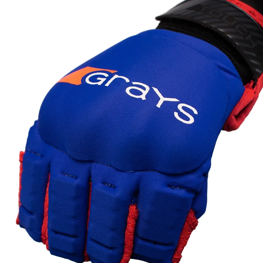 Imagen 2 de 4 de Guantes Grays Hockey Touch  Talle XS-AZUL/ROJO/NEGRO