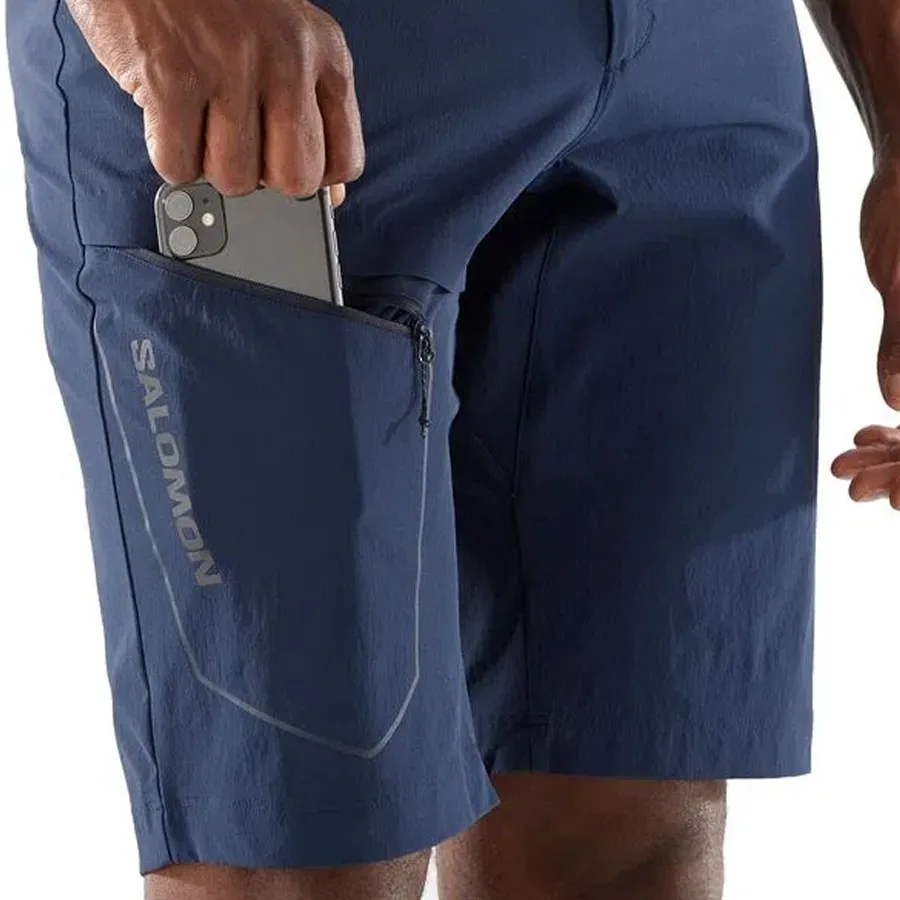 Imagen 3 de 5 de Shorts Salomon Wayfarer-MARINO