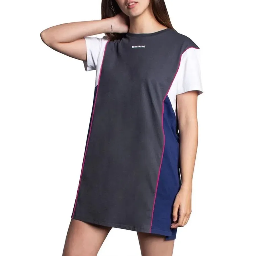 Imagen 0 de 1 de Vestido Converse Mc Recor-GRIS/BLANCO/AZUL