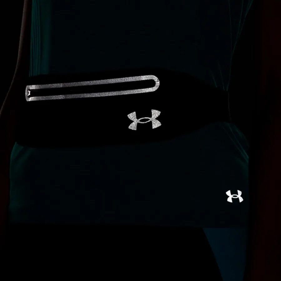 Imagen 6 de 7 de Riñonera Under Armour Speedpocket Run-NEGRO/VERDE FLUOR