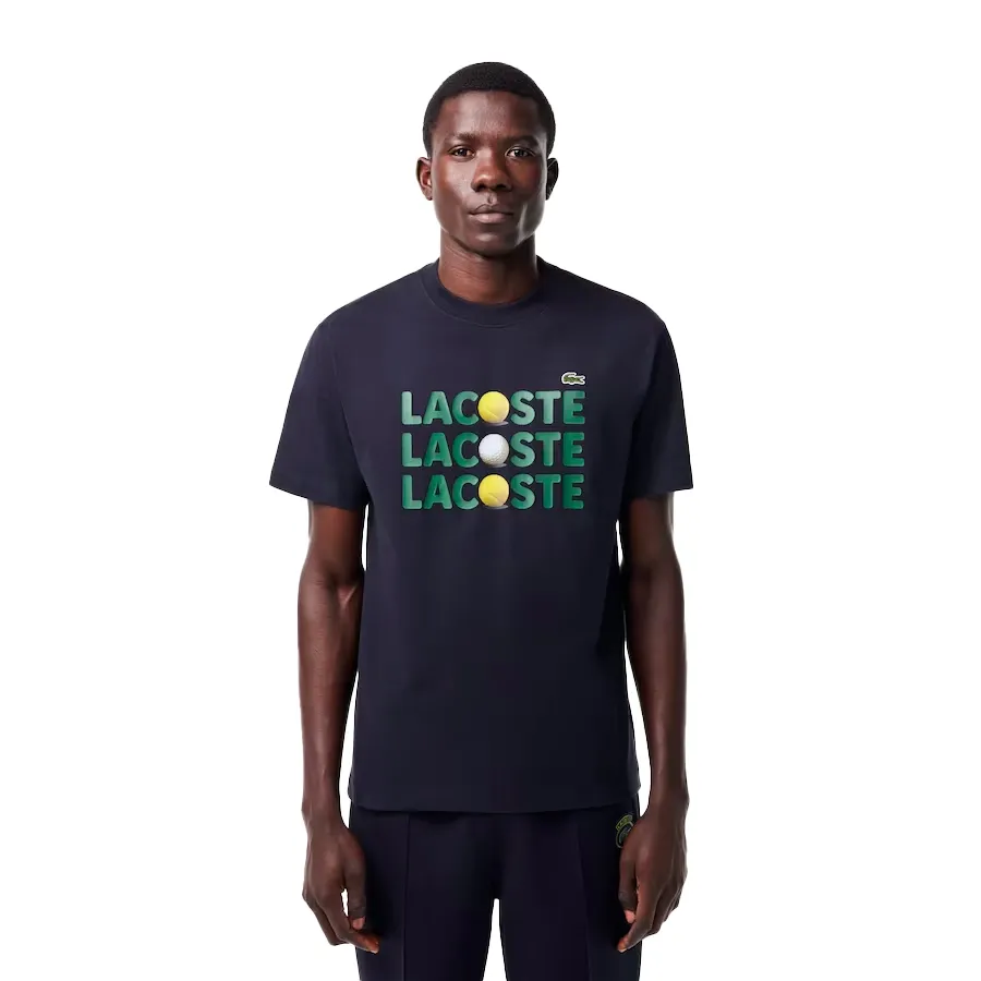 Imagen 0 de 4 de Remera Lacoste -GRIS/VERDE