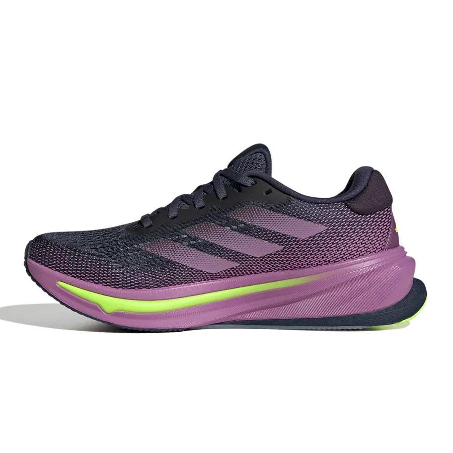 Imagen 2 de 8 de Zapatillas adidas Supernova Rise-MARINO/MORADO/VERDE FLUOR