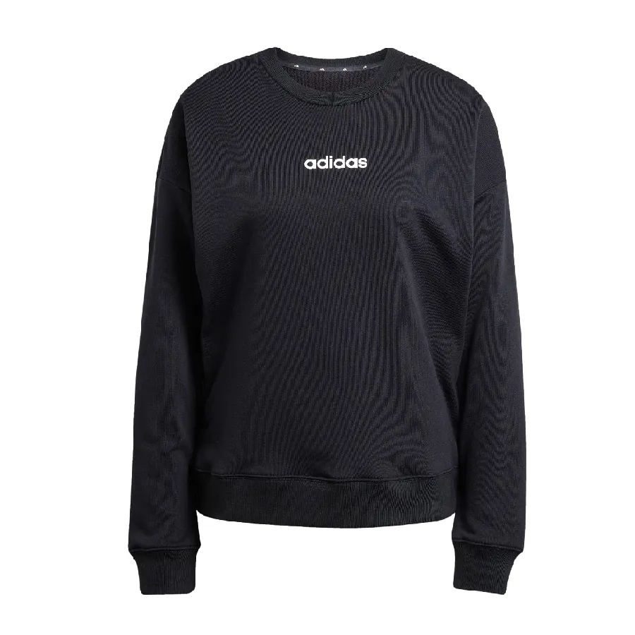 Imagen 1 de 5 de Buzo adidas Essentials Linear French Terry-NEGRO/BLANCO