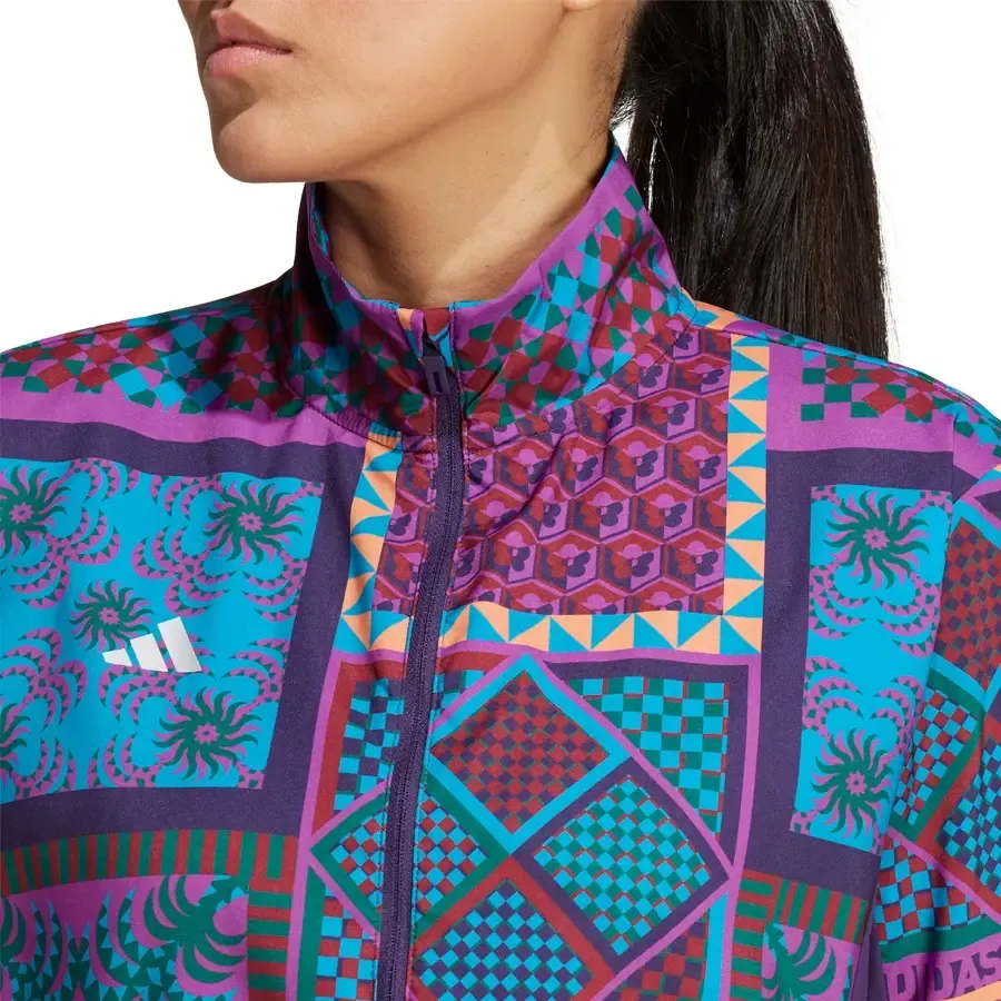 Imagen 2 de 5 de Campera adidas Adizero X Farm-MULTICOLOR
