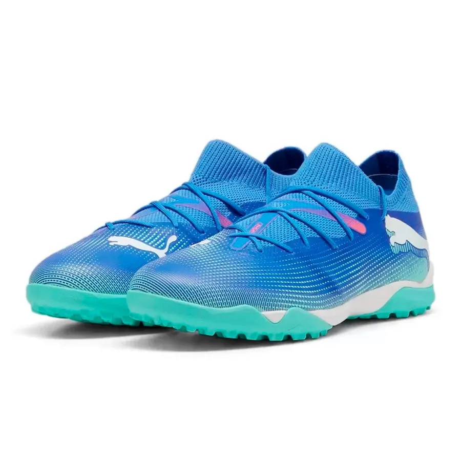 Imagen 1 de 5 de Botines Puma Future 7 Match Tt-AZUL/AQUA/BLANCO