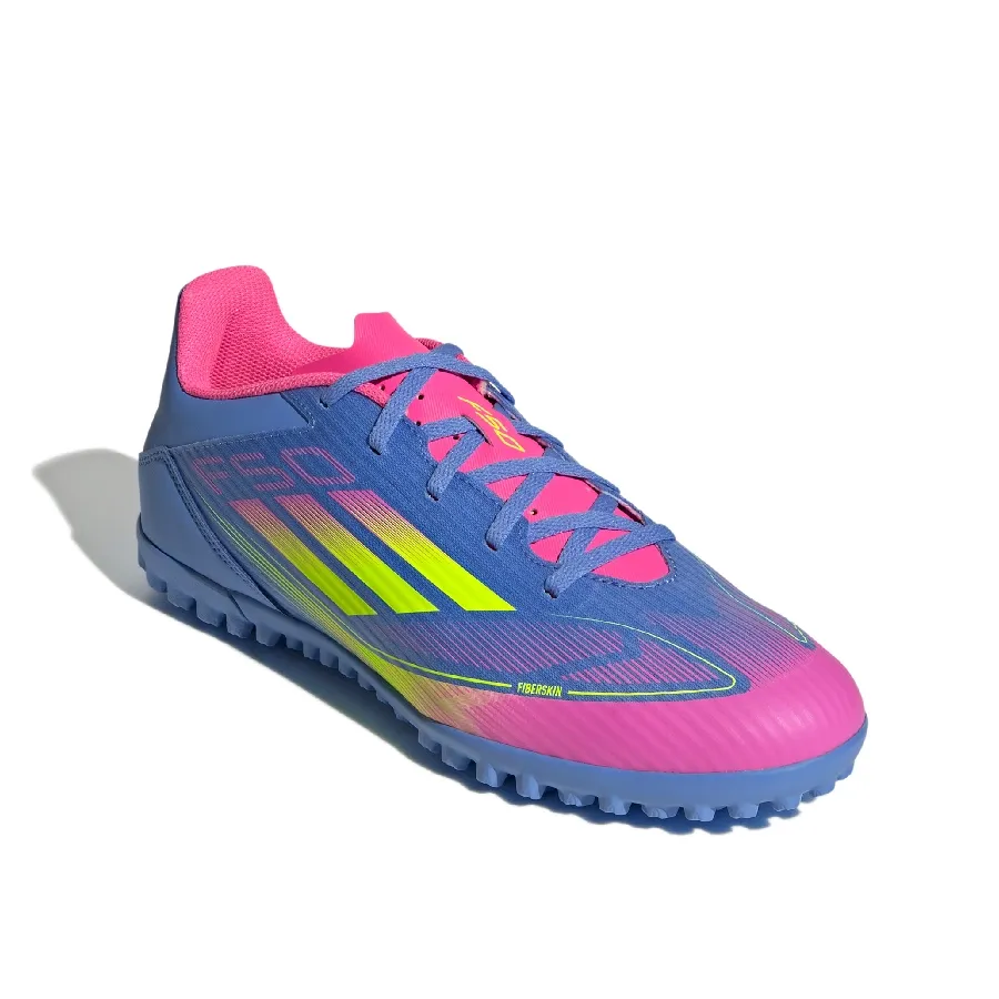 Imagen 1 de 7 de Botines adidas F50 Club Tf-AZUL/AMARILLO FLUOR/ROSA FLUOR