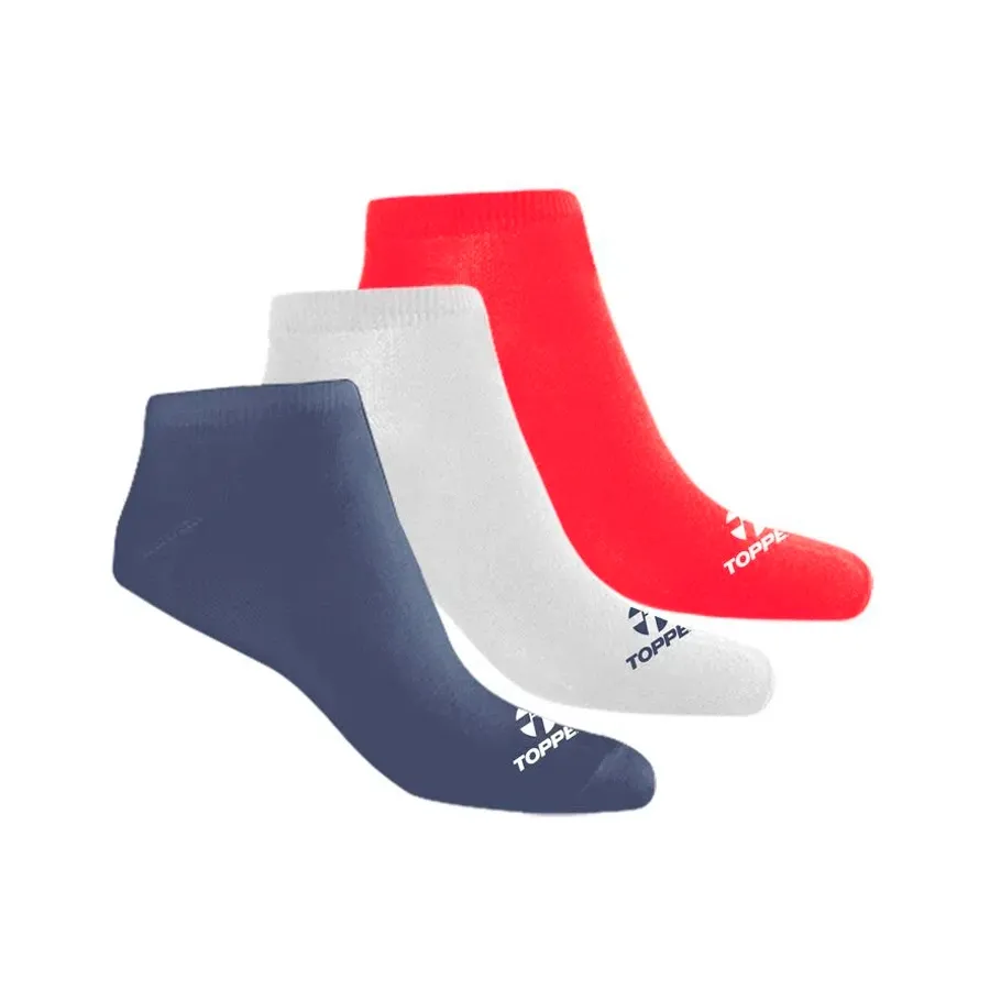 Imagen 0 de 1 de Medias Topper Soquetes Kids x3-AZUL/BLANCO/ROJO