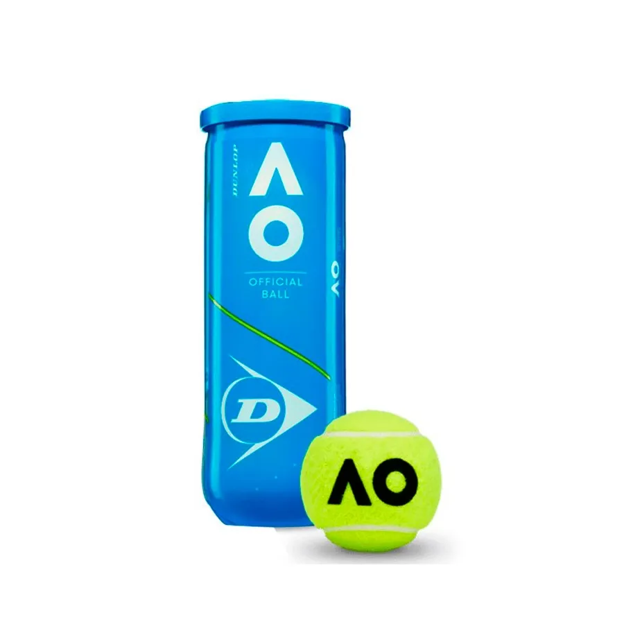 Imagen 0 de 3 de Pelota Dunlop Ten Austra Open x3-AMARILLO