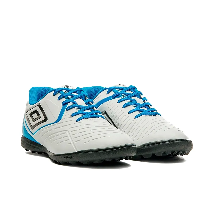 Imagen 2 de 6 de Botines Umbro Sintético Score-BLANCO/AZUL FRANCIA/NEGRO