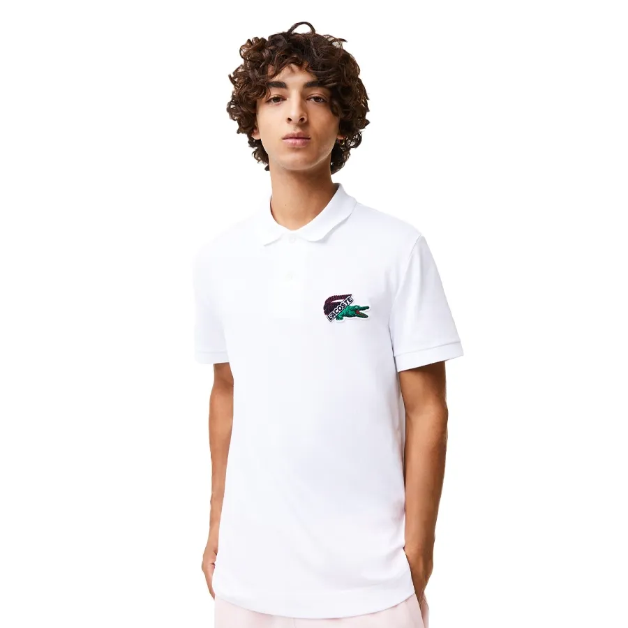 Imagen 0 de 5 de Remera Lacoste De Piqué Holiday-BLANCO/VERDE