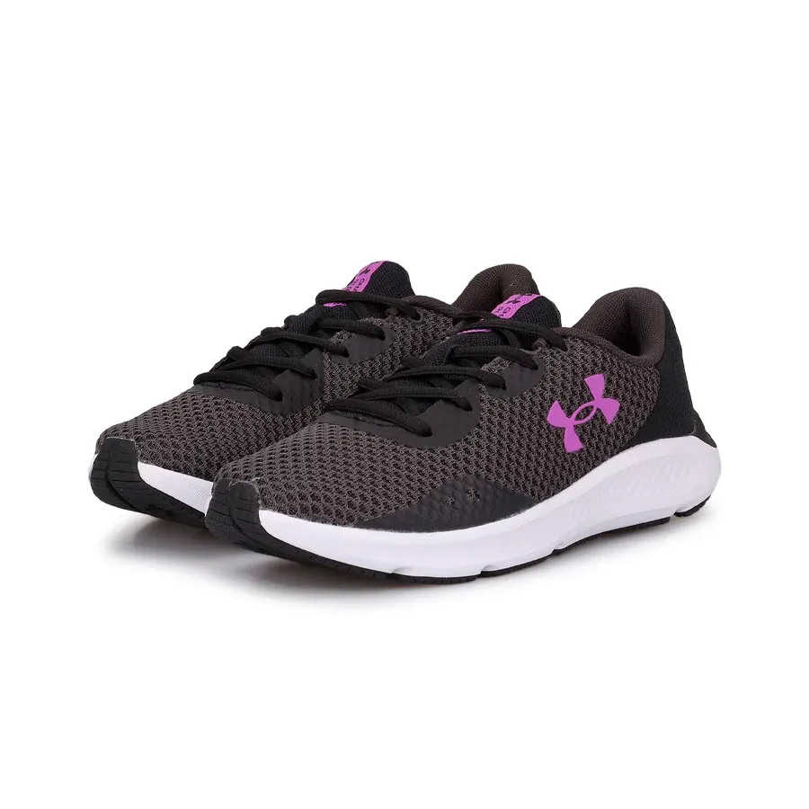 Imagen 2 de 6 de Zapatillas Under Armour Charged Pursuit 3-NEGRO/GRAFITO/FUCSIA