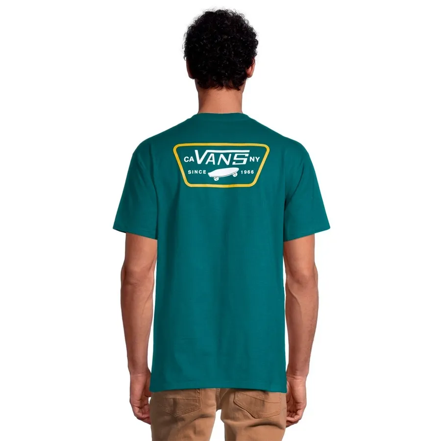 Imagen 1 de 2 de Remera Vans Full Patch Back-VERDE