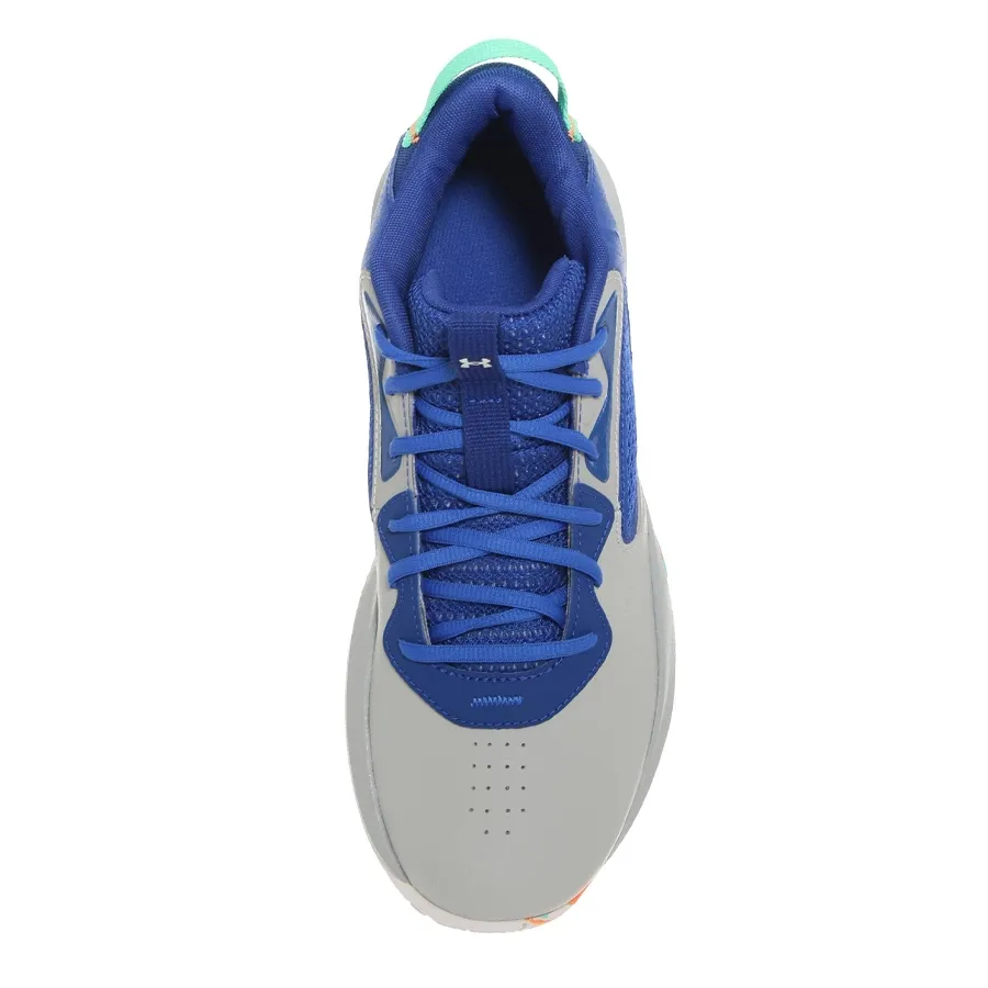 Imagen 5 de 10 de Zapatillas Under Armour Lockdown 6-GRIS/AZUL FRANCIA