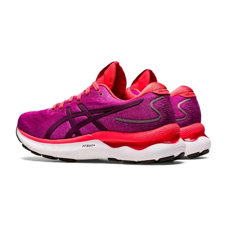 Imagen 2 de 5 de Zapatillas Asics Gel Nimbus 24 Standard-VIOLETA/ROSA