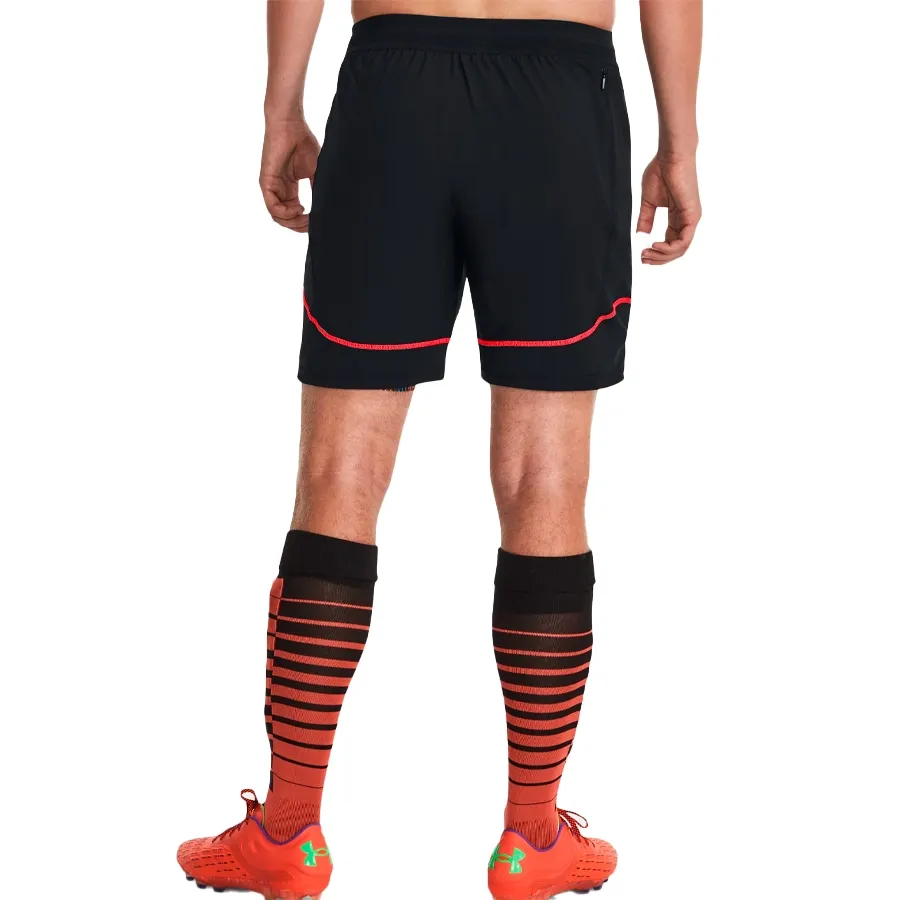Imagen 1 de 6 de Shorts Under Armour Challenger Pro-NEGRO/NARANJA FLUOR