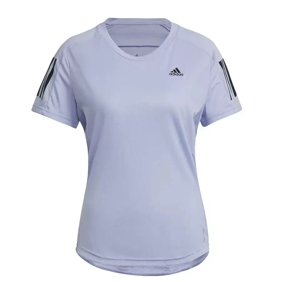 Imagen 5 de 6 de Remera adidas Own The Run-LILA/NEGRO