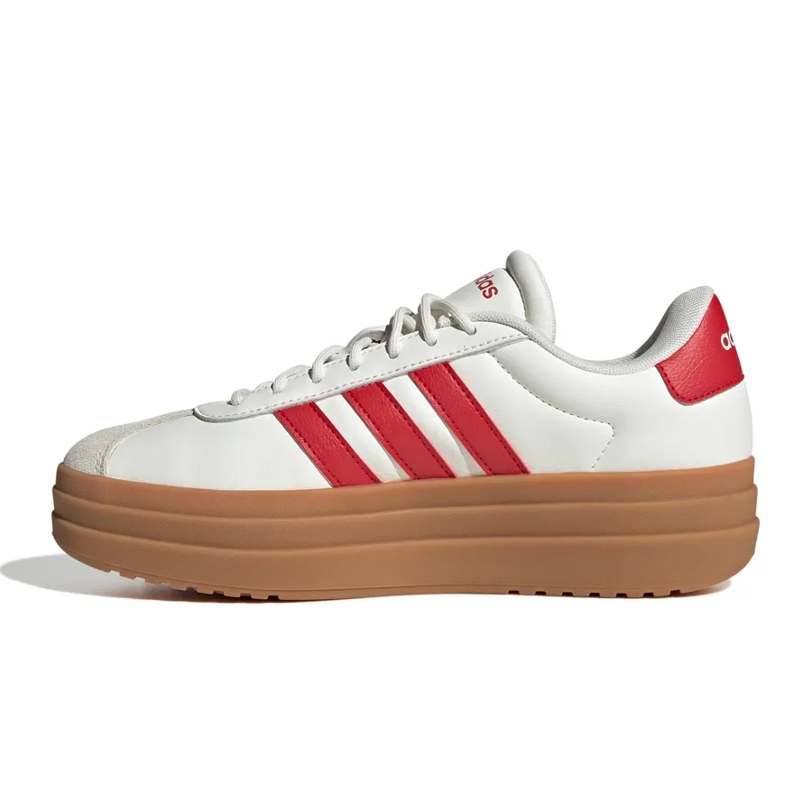 Imagen 3 de 9 de Zapatillas adidas Vl Court Bold-BLANCO/ROJO/CARAMELO