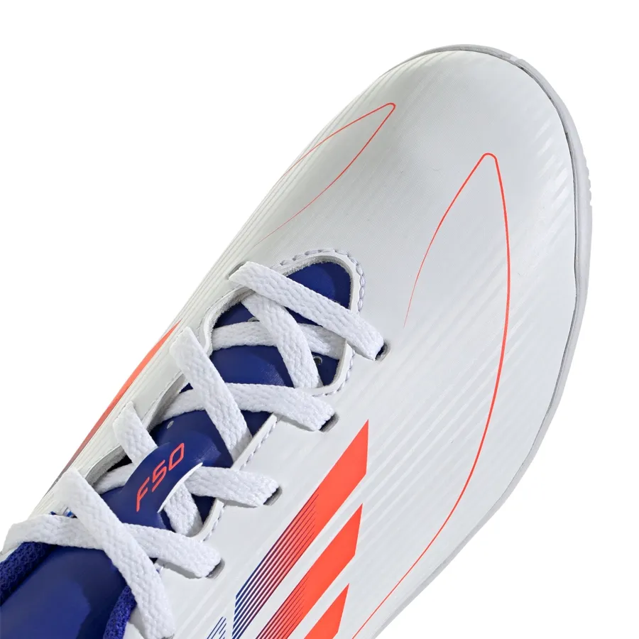 Imagen 6 de 8 de Botines adidas F50 Club In-BLANCO/NARANJA/AZUL