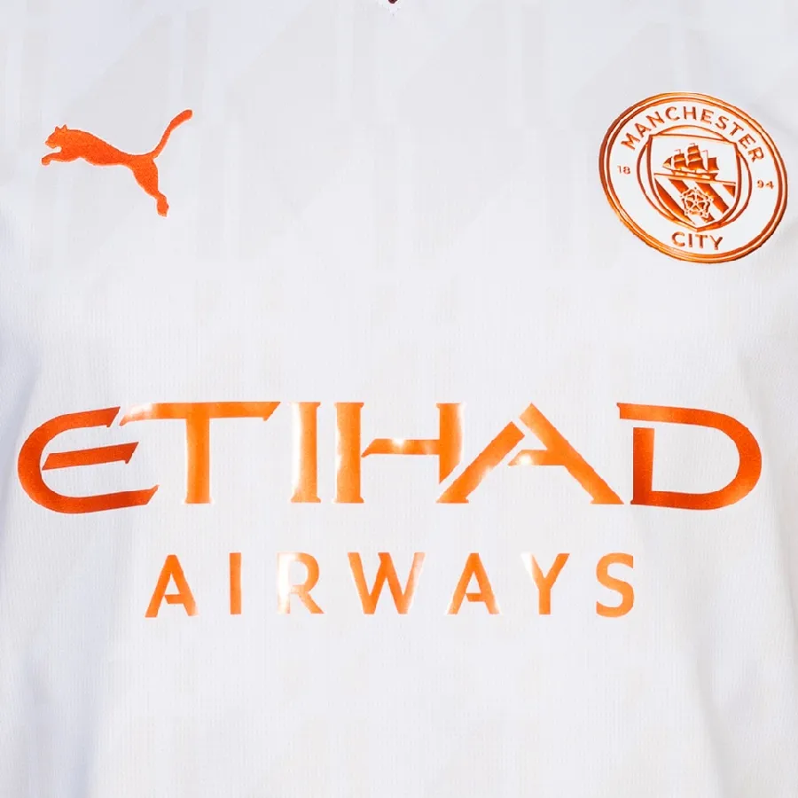 Imagen 3 de 4 de Camiseta Puma Manchester City Suplente 23/24-BLANCO/BORDO