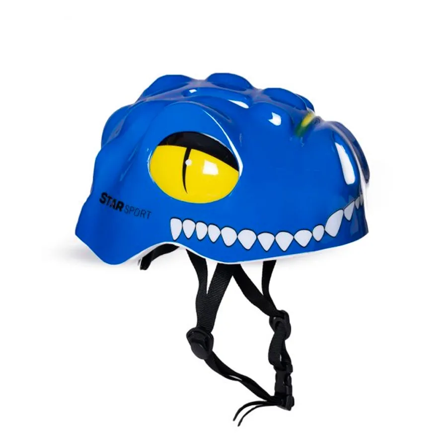 Imagen 0 de 4 de Casco Ciclismo Infantil Cocodrilo Starsport-AZUL