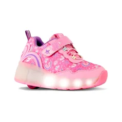 Zapatillas Footy Roller Arcoiris Glitter