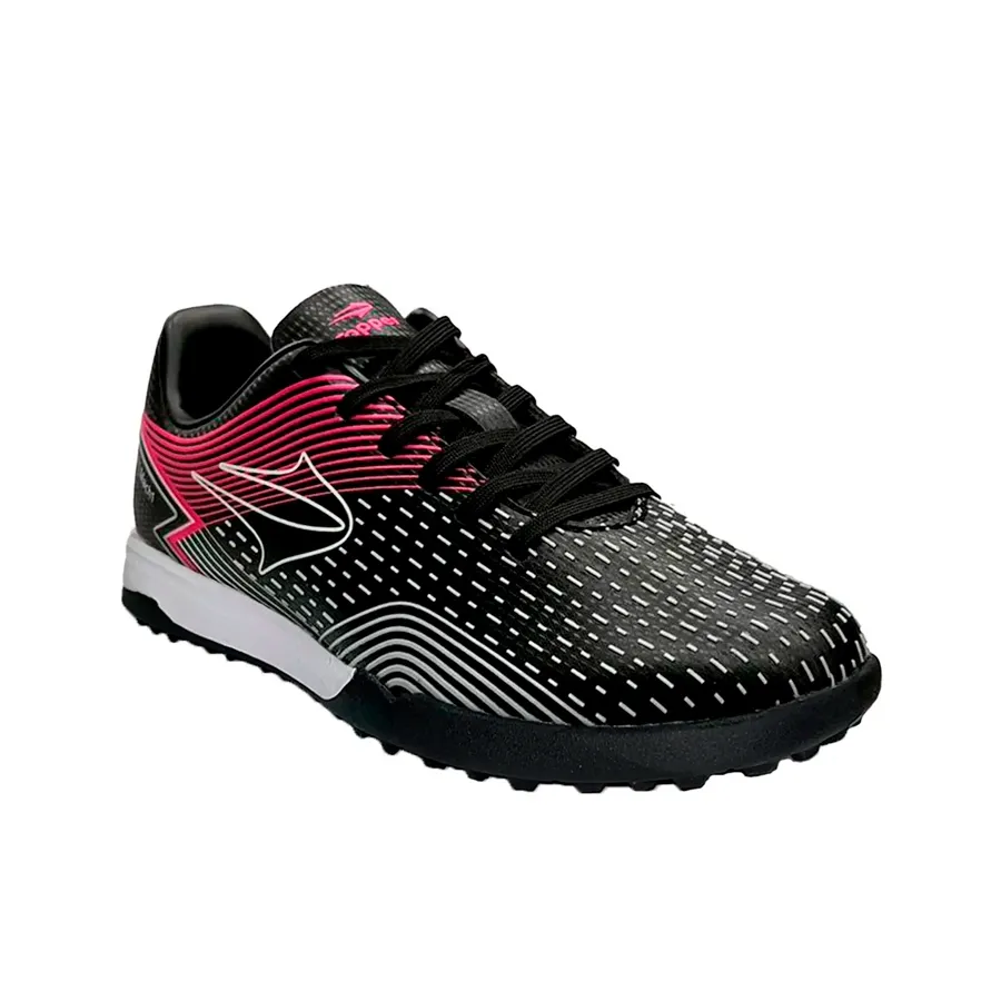 Imagen 1 de 4 de Botines Topper Stingray III Match 1 Tf-NEGRO/BLANCO/ROSA