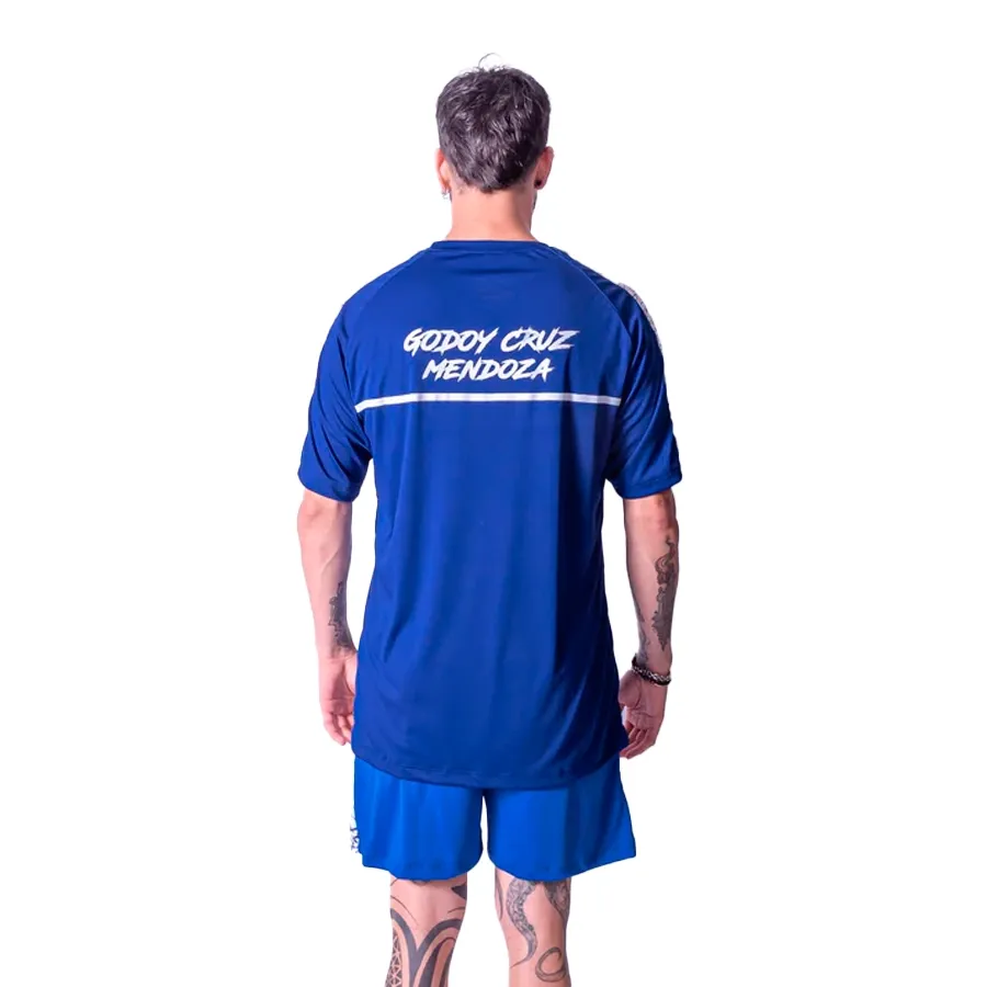 Imagen 2 de 3 de Remera Fiume Sport Godoy Cruz Entreno 24-AZUL FRANCIA
